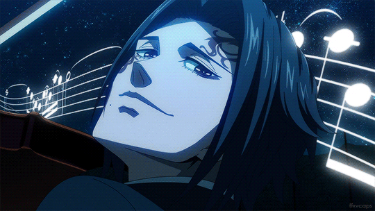 The character Hermes from Record of Ragnarok appears in a gif